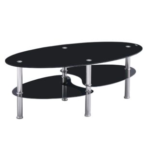 TABLE BASSE GAME NOIR 100x50x45 cm