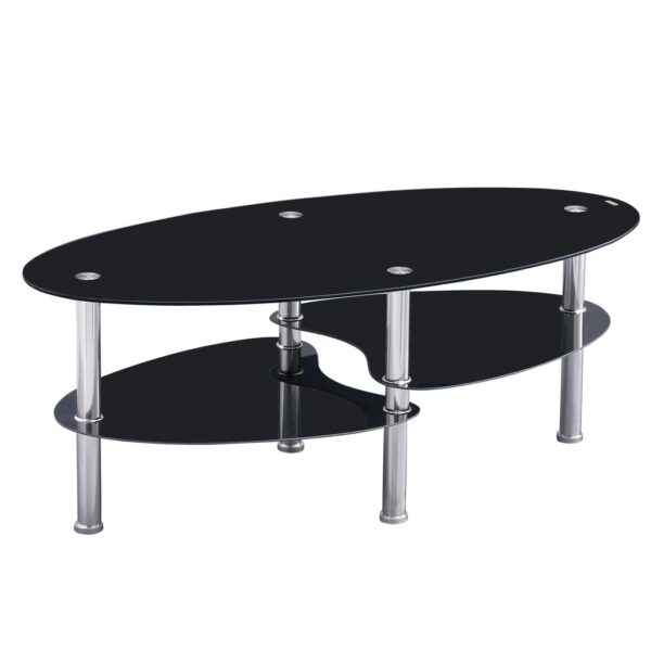 TABLE BASSE GAME NOIR 100x50x45 cm