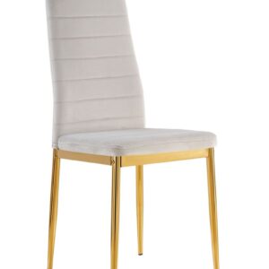 Lot de chaises TOLIA gold velours